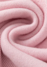 Aleger Vest Cashmere Low V Pearl Pink N2180