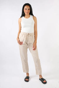Frockk  Pant Portia Linen Almond