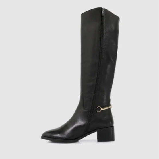 Sempre Di Boots Leia Knee High Black 900