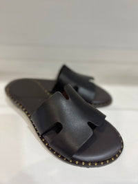 Antichi Romani Chocolate Slides with fine gold detail - 01Nuovo