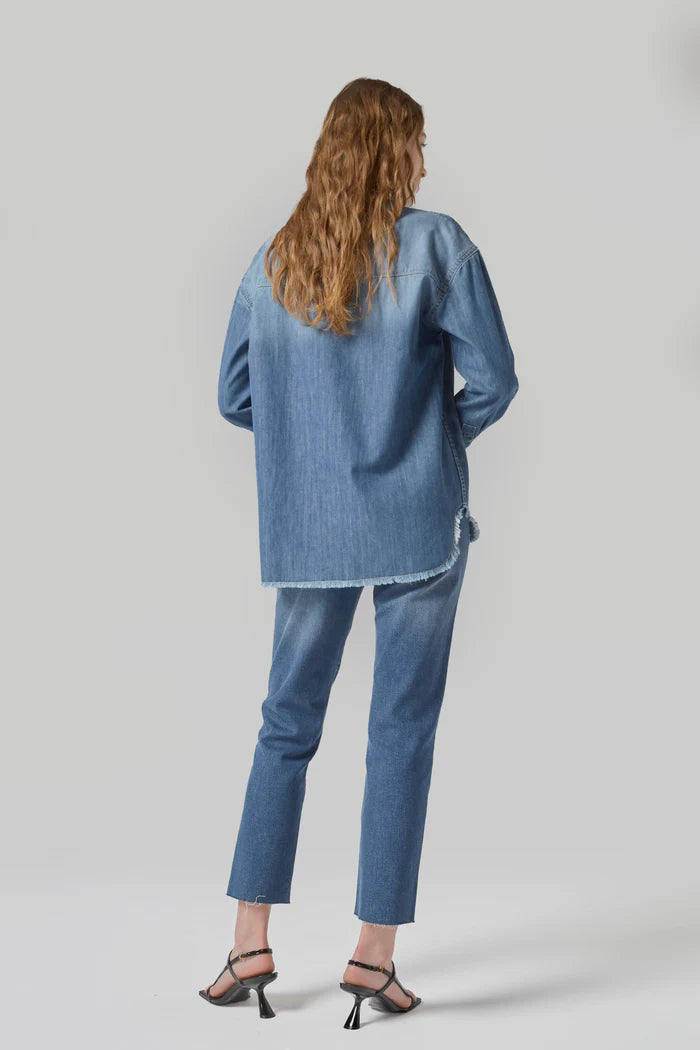 Dricoper Perla Cropped Mid Rise Jeans