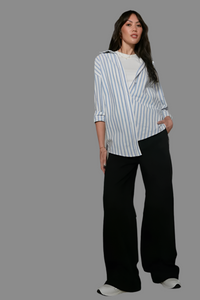 Dricoper Finley Loose Stripe Shirt Blue DD3439
