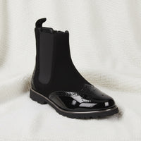 Sioux Boot Black Patent Toe Meredith 751
