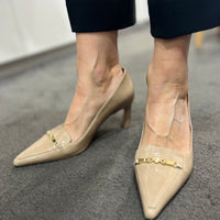 Neo nude patent heel 24549-458B