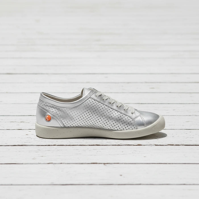 Softinos Sneaker Silver Ica 388