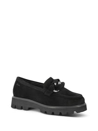 Sioux Chunky Black Suede Slip on 727