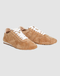 Eos Sneaker Suede Jas Sand