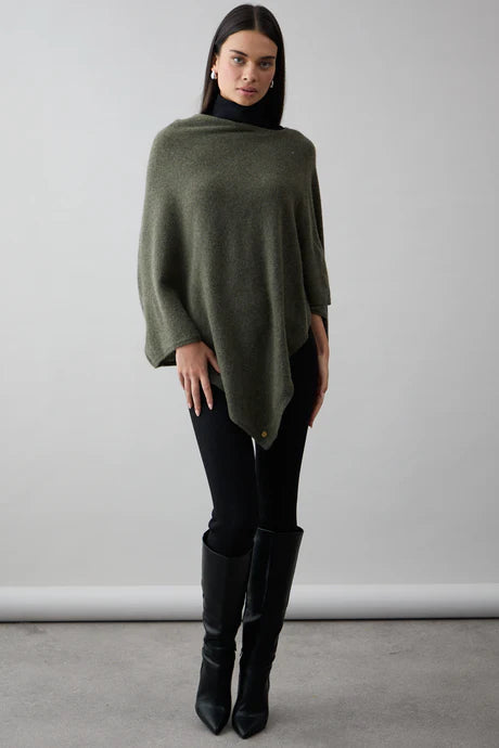 Mia Fratino Poncho Military 16511