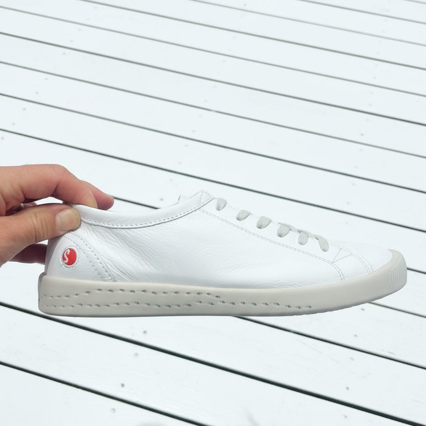 Softinos Sneaker White Smooth Isla 154