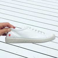 Softinos Sneaker White Smooth Isla 154