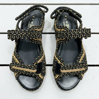Fiorina Sandal Oro Nero 557S