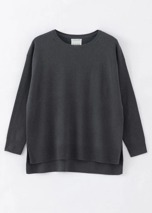 Aleger Hi Lo crew Pewter N184