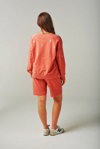Cloth Paper Scissors Cross Sweater Terracotta