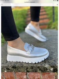 Wonders Silver Loafer A-2462