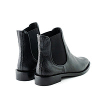 Zinda Viper Negro Pull on Ankle Boot 2958