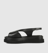 Sempre Di Sandal Platform Black 53004