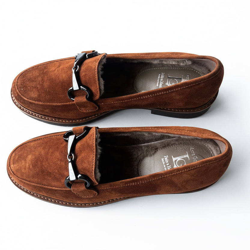 Luca Grossi Shoe Choko Suede Loafer H131M