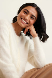 Alessandra Brushed Sydney Cardi Ivory 2.400T
