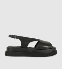 Sempre Di Sandal Platform Black 53004