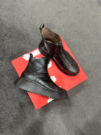 Wonders Front Zip Black/Noche Boots A3613