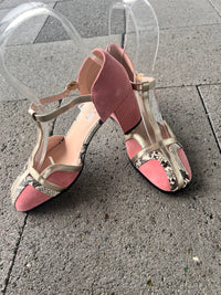 Emma Kate Heel Pink Suede Yasmine