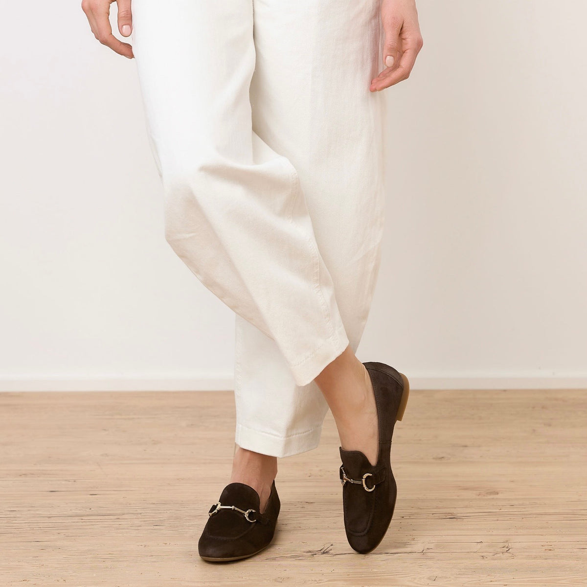 Paul Green Loafer Chocolate Suede 2596-389