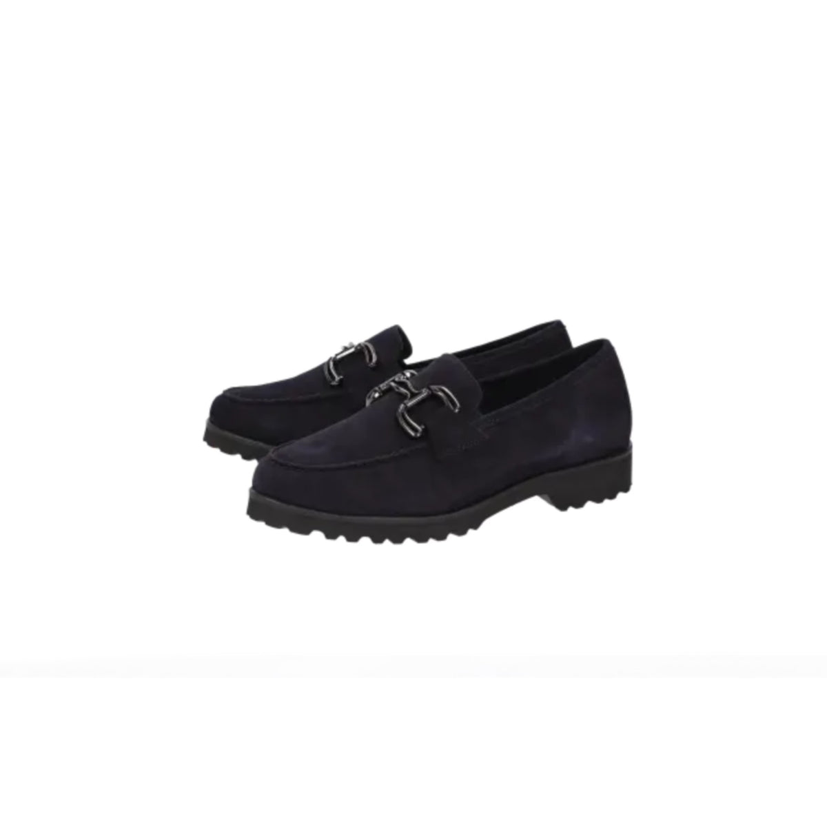 Sioux Shoe Navy Suede Loafer Meredith 753