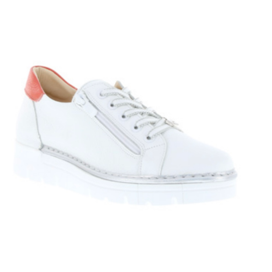 Jose Saenz Sneaker White/Coral JS-2001