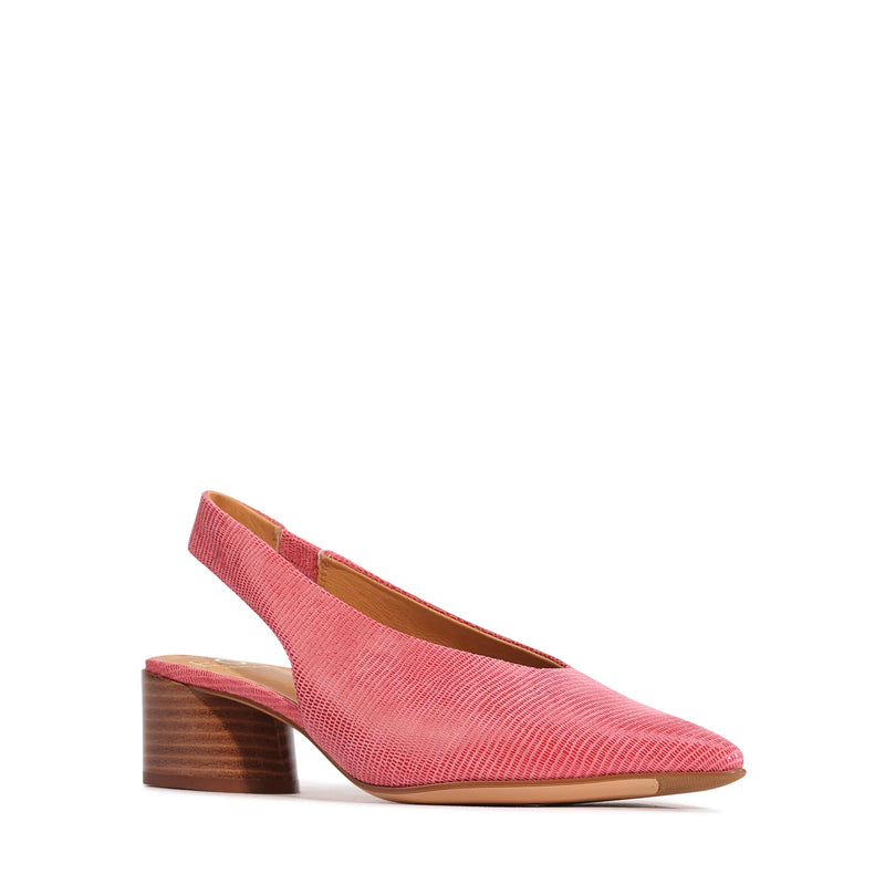 Eos Sling Back Hatti Suede Heeled Melon
