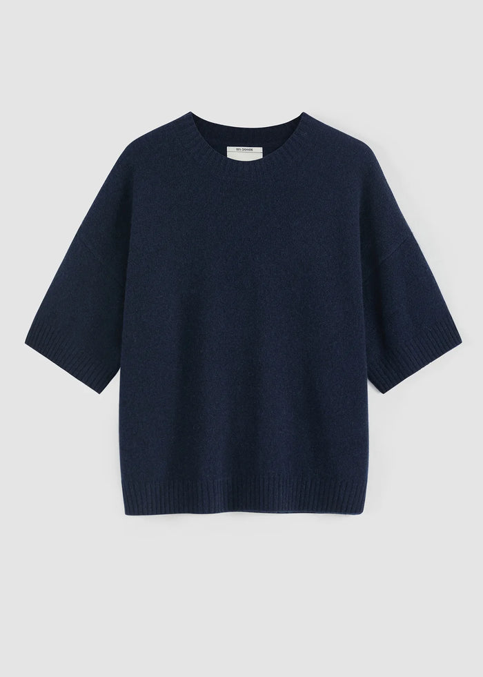 Aleger Top Cashmere French Navy N2273