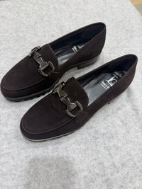 Luca Grossi Loafer Suede Brown K359M