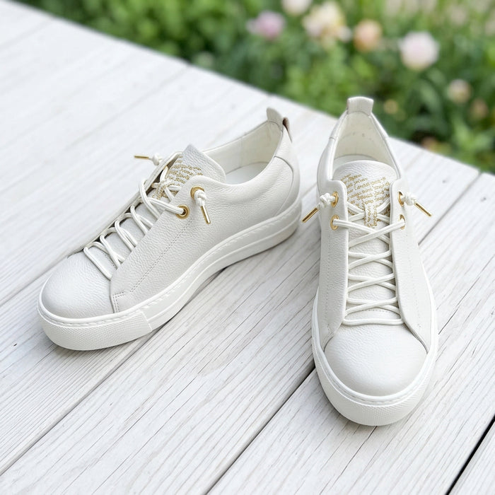 Paul Green Sneaker Ivory/Gold 5017-060