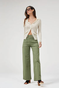 Dricoper Carrie Oil Green Jeans