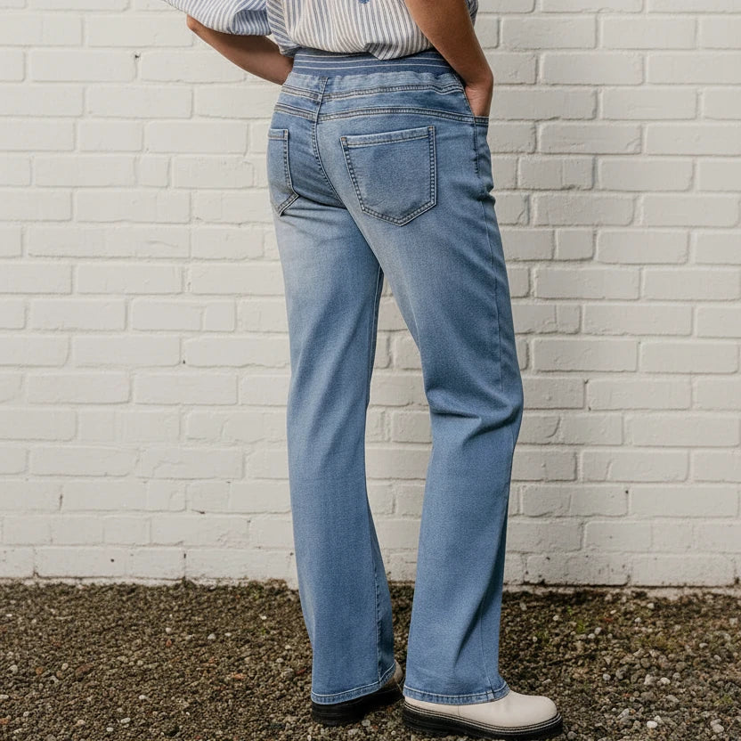 Italian Star Joggers Hugo Straight Leg Dark Denim