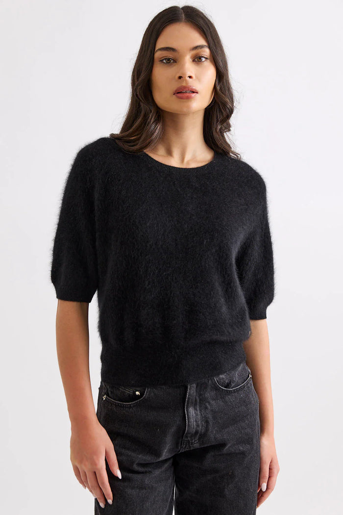 Mia Fratino Tee Birdie Jet Black 25393