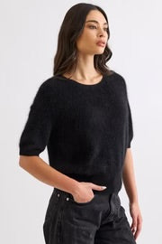 Mia Fratino Tee Birdie Jet Black 25393