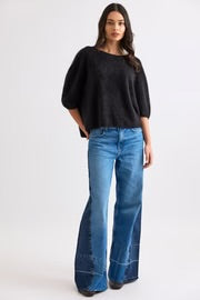 Mia Fratino Eliza Tee Jet Black 24921