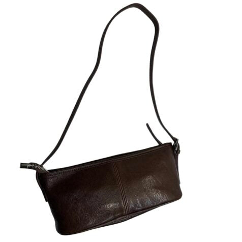 Hi Ho Bag Audrey Chocolate Leather Double Strap