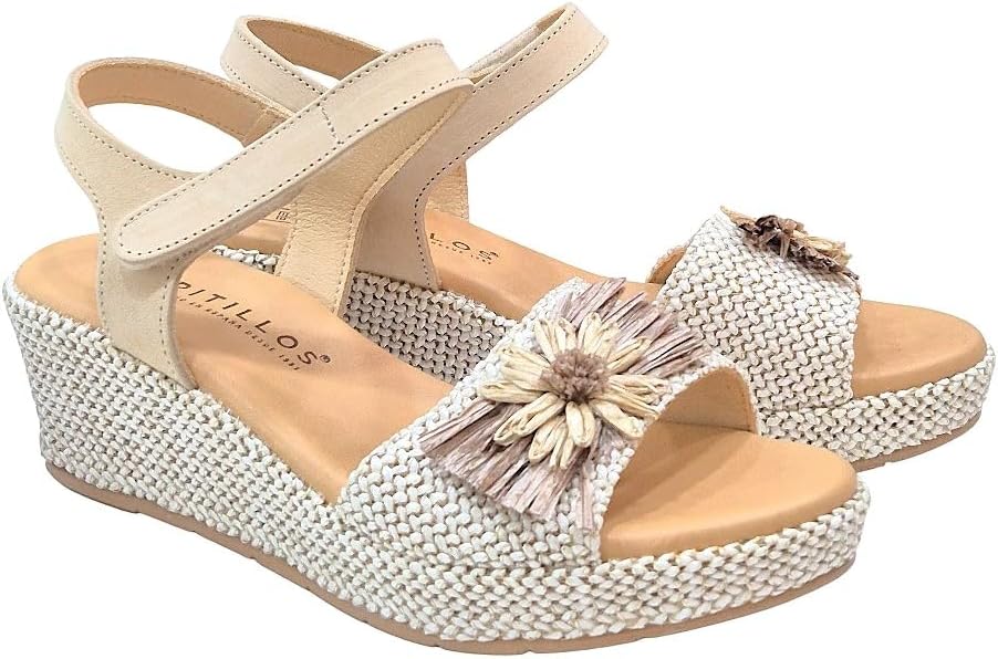 Pitillos Sandal Raffia Natural 11262