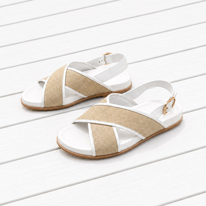 Chrissie Sandal Raffia Sunday