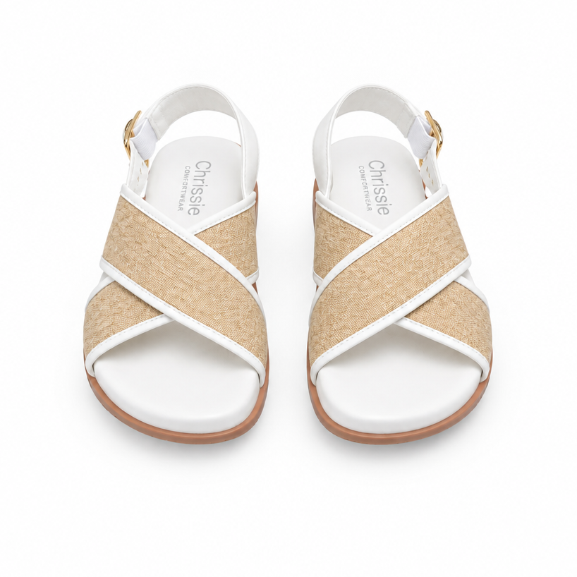Chrissie Sandal Raffia Sunday