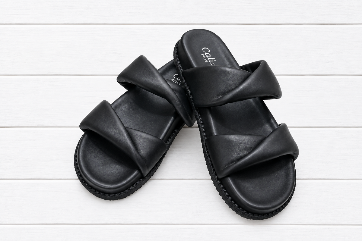 Chrissie Slide Black Believe