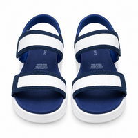 Jose Saenz Sandal Velour Navy/White JS-2151
