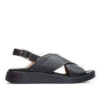 Wonders black sandal C4426