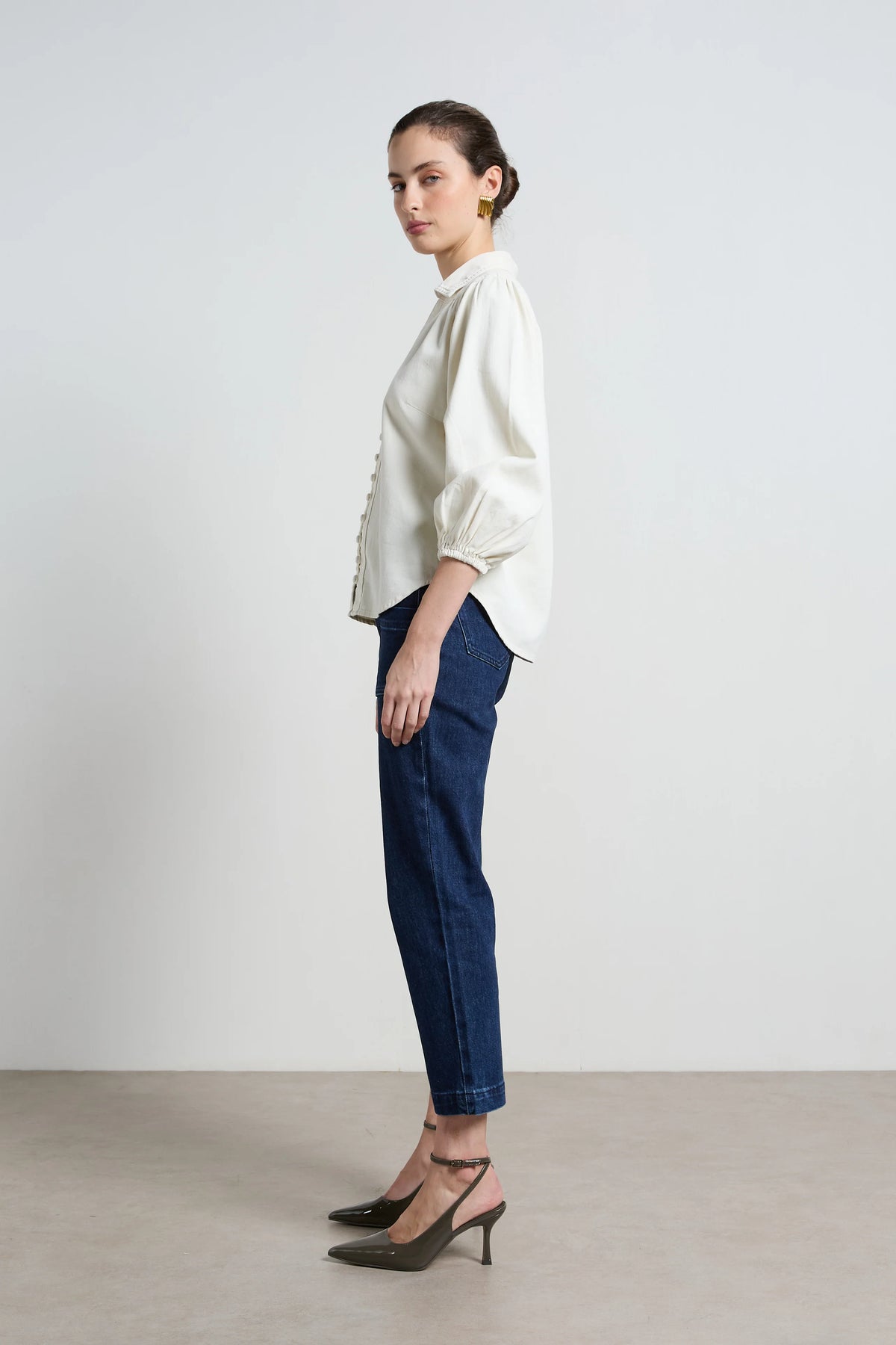 Dricoper Denim Shirt Ivory Marlowe DD3780