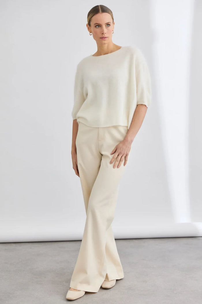 Mia Fratino Brushed Cashmere Erika T Polar 24021