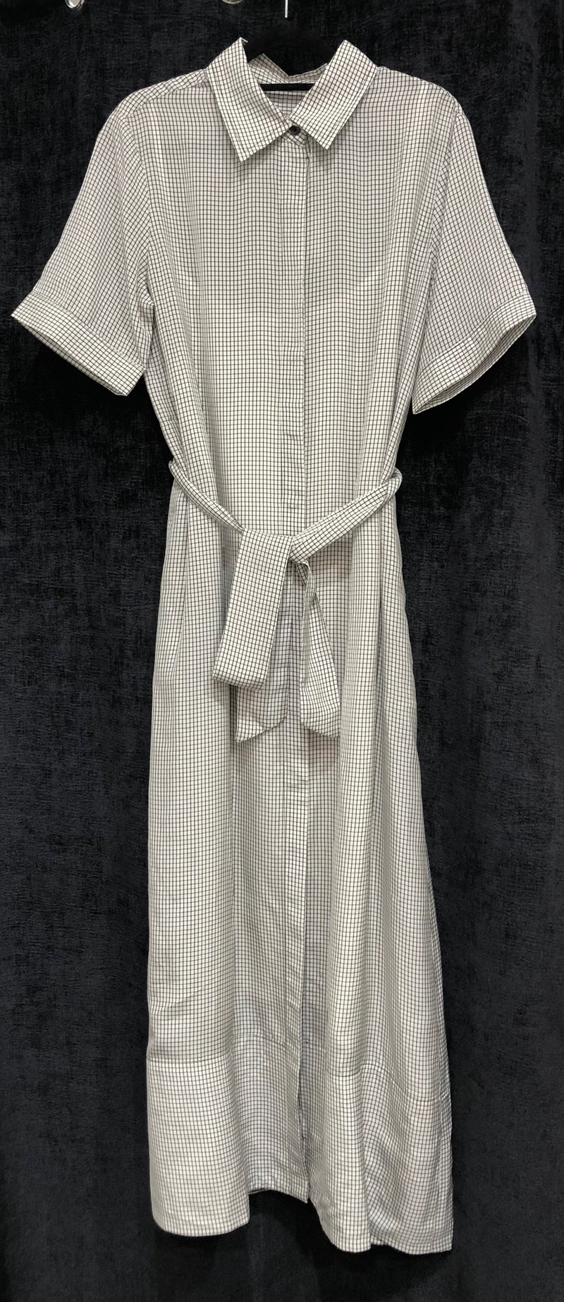 Etta Dress Black And White Check