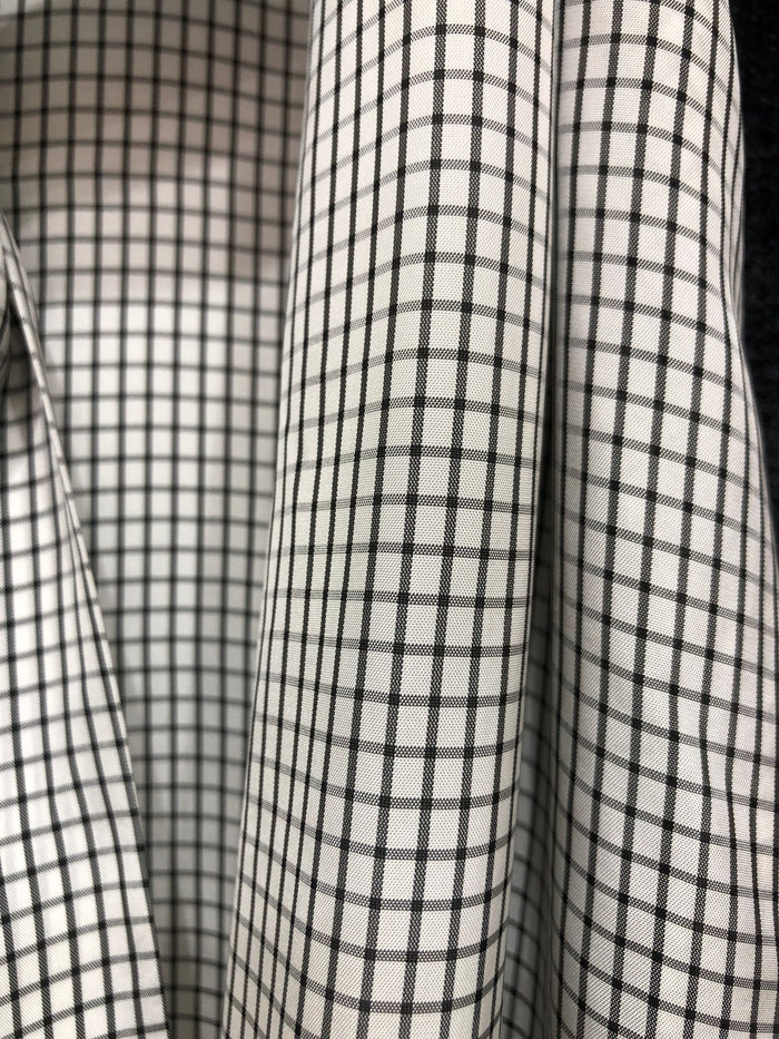 Etta Dress Black And White Check
