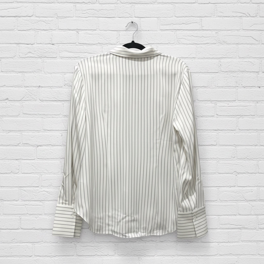 Herzen’s Angelegenheit Shirt Pinstripe Aluminium/Superwhite Blouse2124