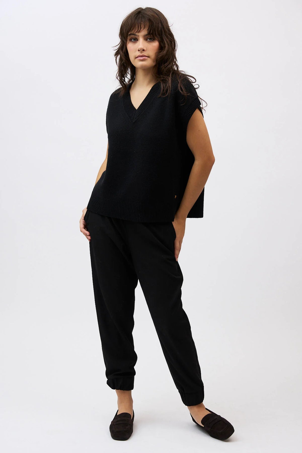 Mia Fratino Vest Xavier Jet Black 26905